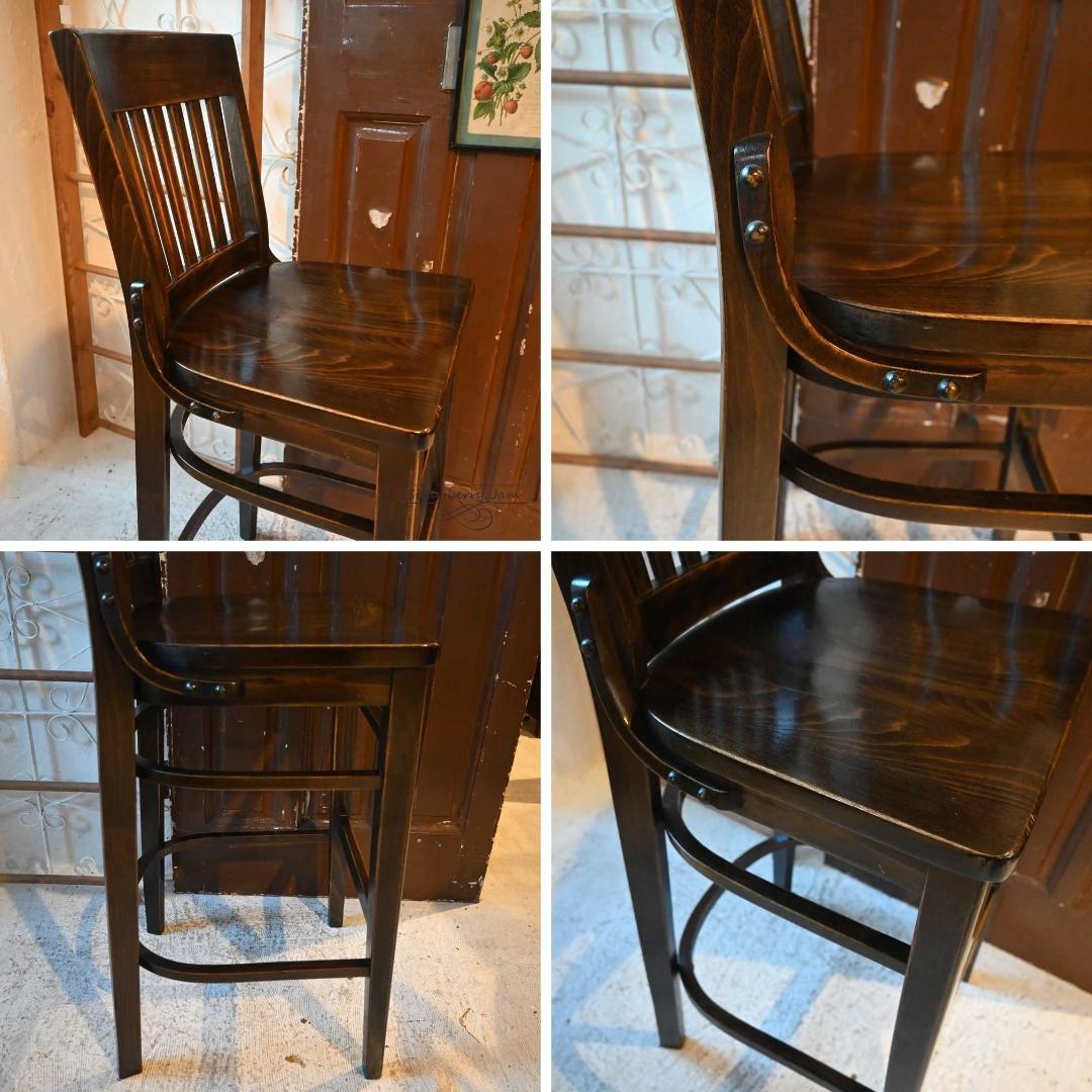 IFU-413-3 英国ヴィンテージ カウンターチェア ハイチェア BARチェア