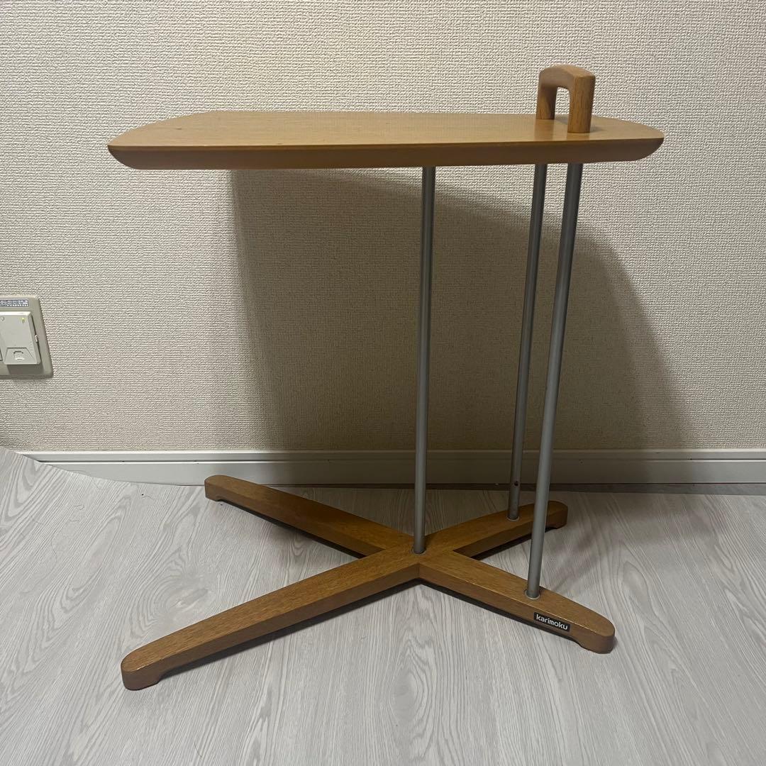 レア karimoku カリモク家具 サイドテーブル 木製 天然木 ソファ 机