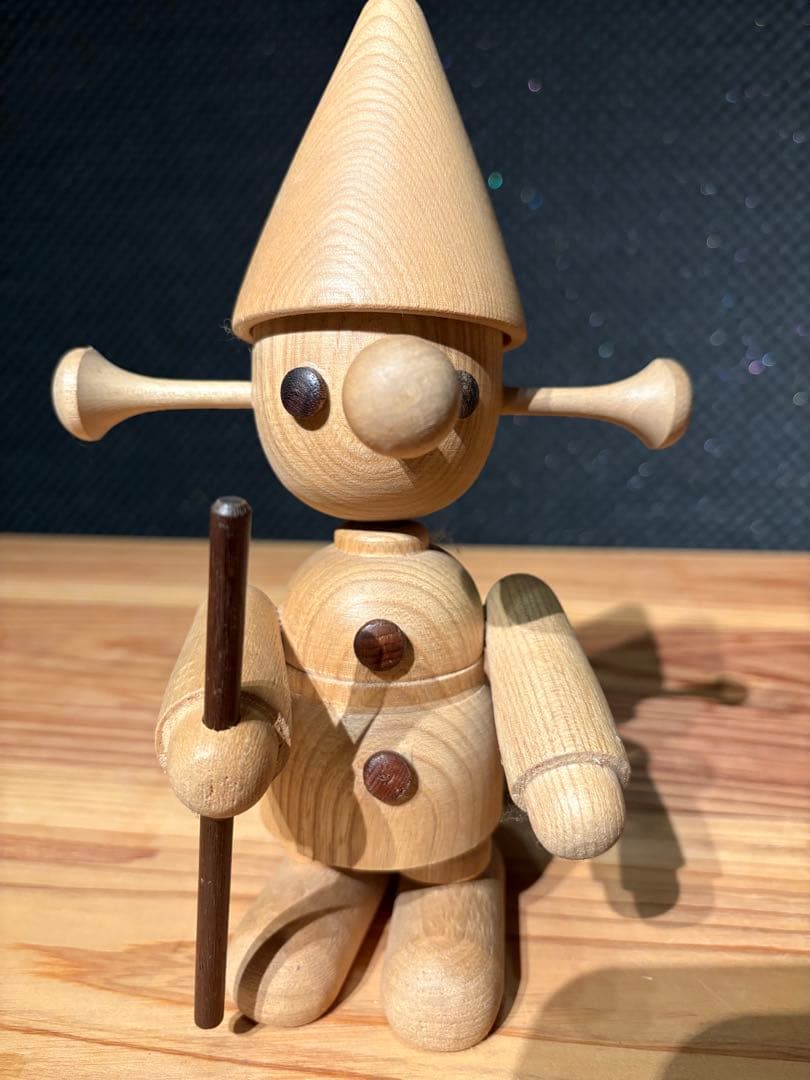 木製 人形 クラウン ピエロ 5体セット ウッドドール 北欧風 置物