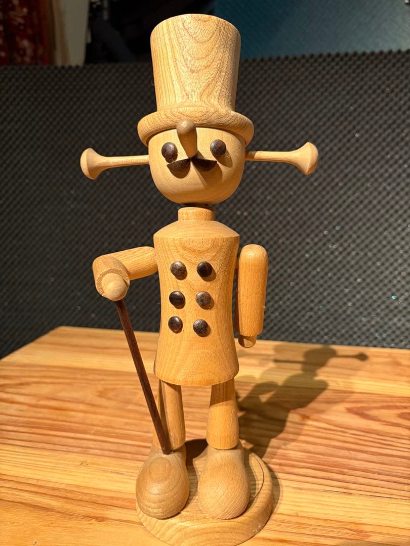 木製 人形 クラウン ピエロ 5体セット ウッドドール 北欧風 置物