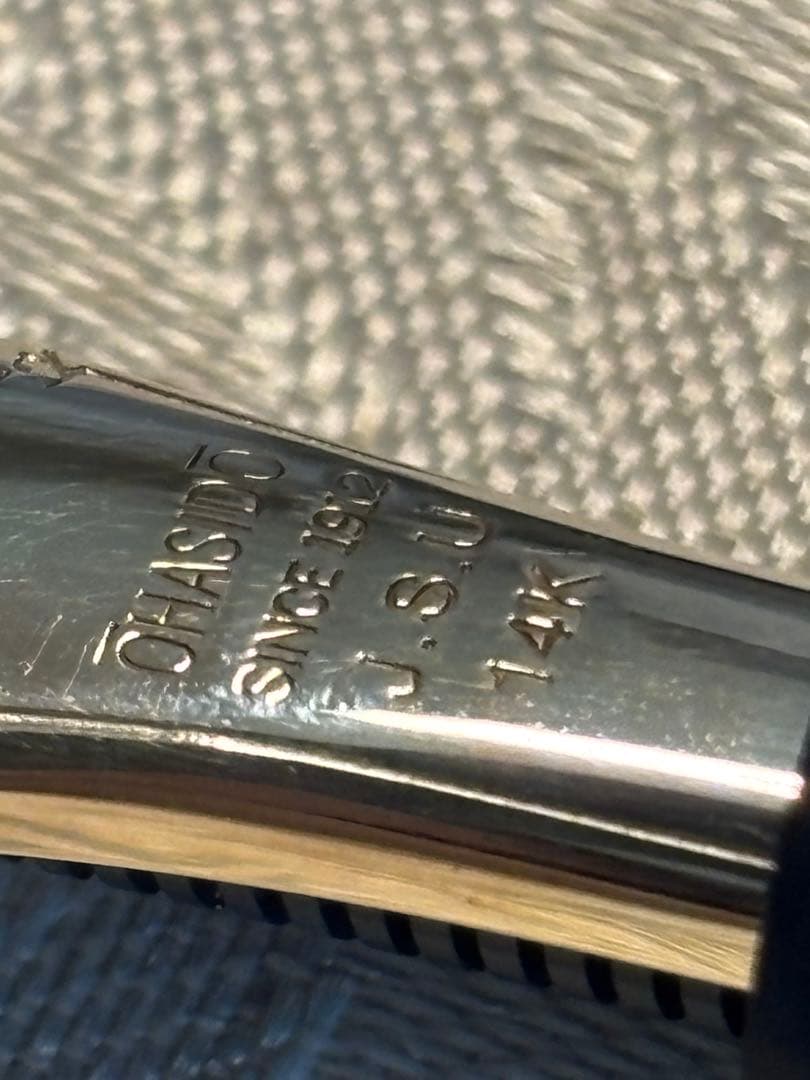 と*ー様 Ohasido 万年筆 14Kゴールド 18Kゴールドケース付き