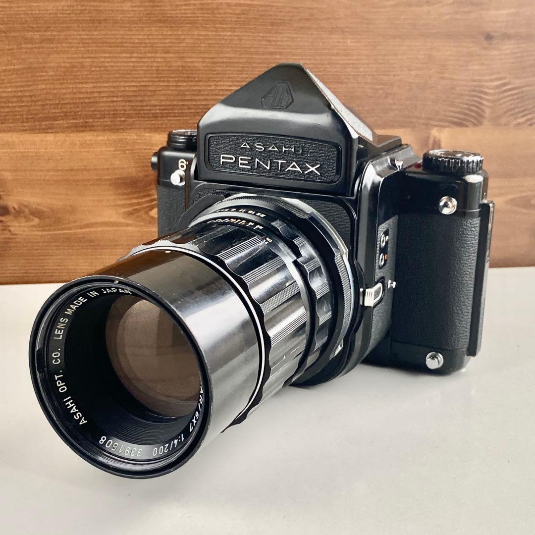 PENTAX 67 中判フィルム 6×7 SUPER TAKUMAR 200mm