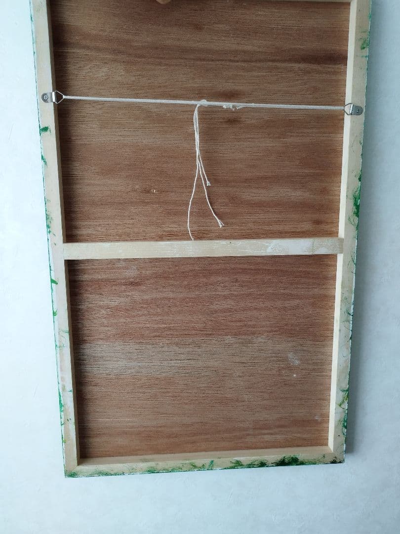 油絵原画 京都の苔庭（祇王寺）サイズM10 写実画