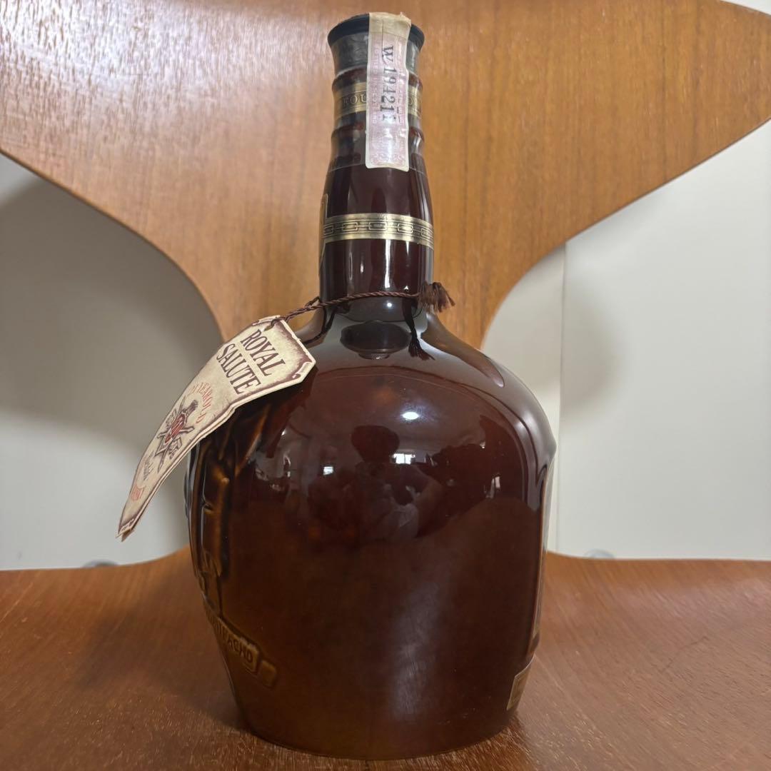 【未開栓品】ロイヤルサルート 21年 スコッチウイスキー 1リットル　赤　al