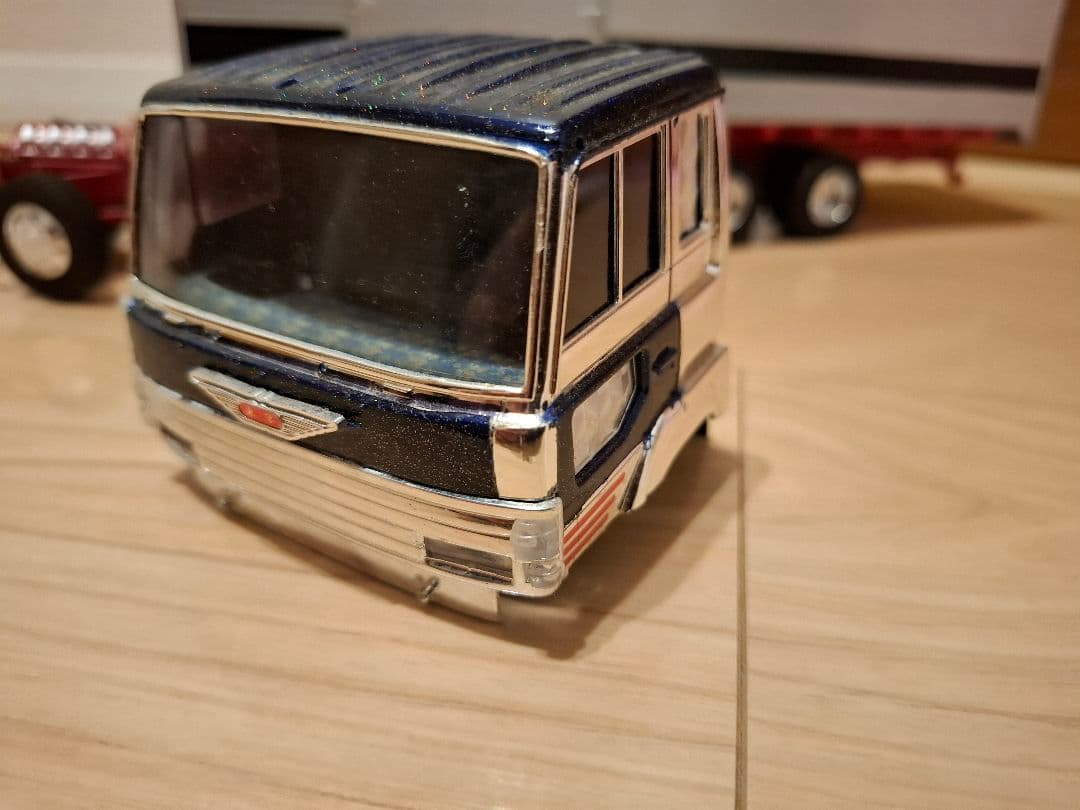 デコトラプラモデル　アオシマ　デコプラトラック完成