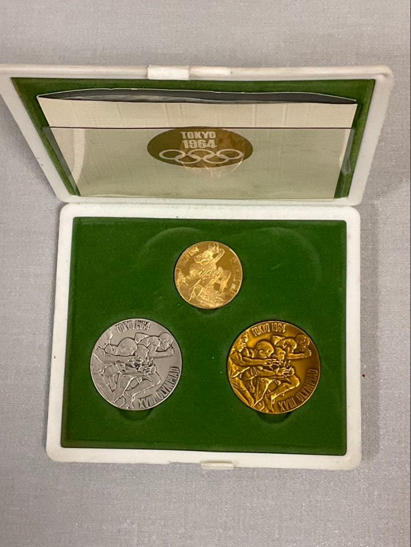 1964年東京オリンピック限定記念メダル金銀銅３点セット