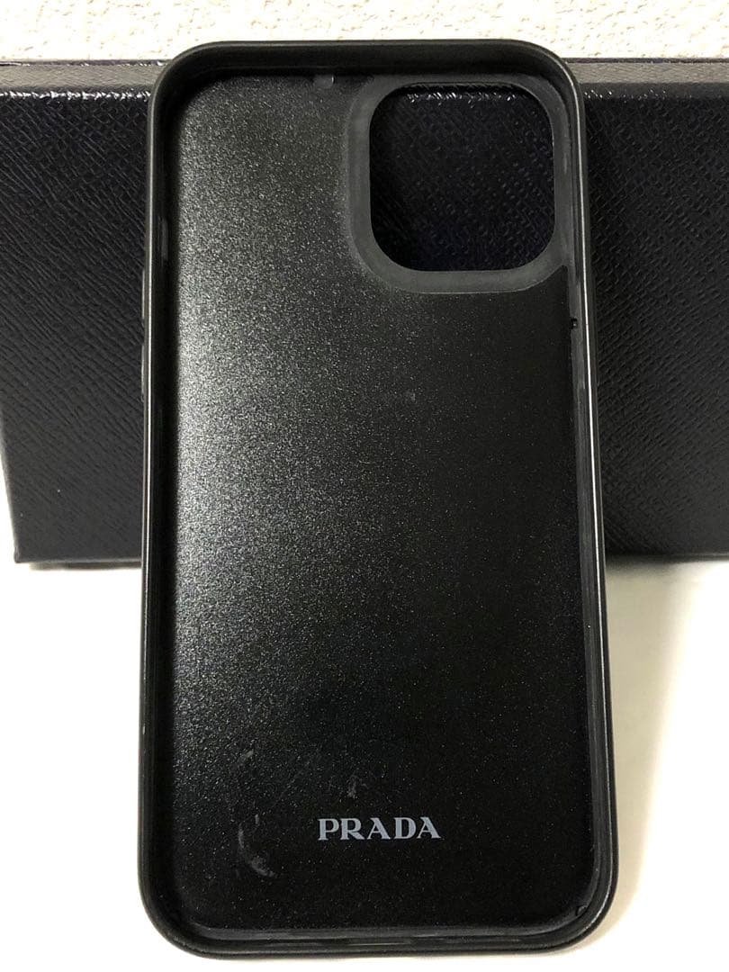 超美品✨PRADA iPhone14 Plus/Pro Maxギャランティー 黒