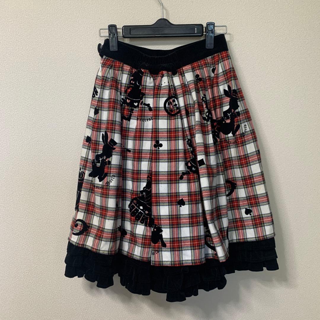 Innocent Worldタータンチェックフレデリックスカートロリータ原宿