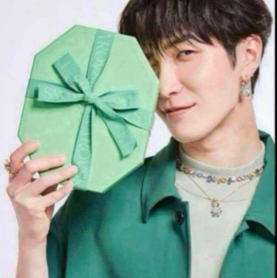 ペコ　スワロフスキー Swarovski Matrix フープピアス