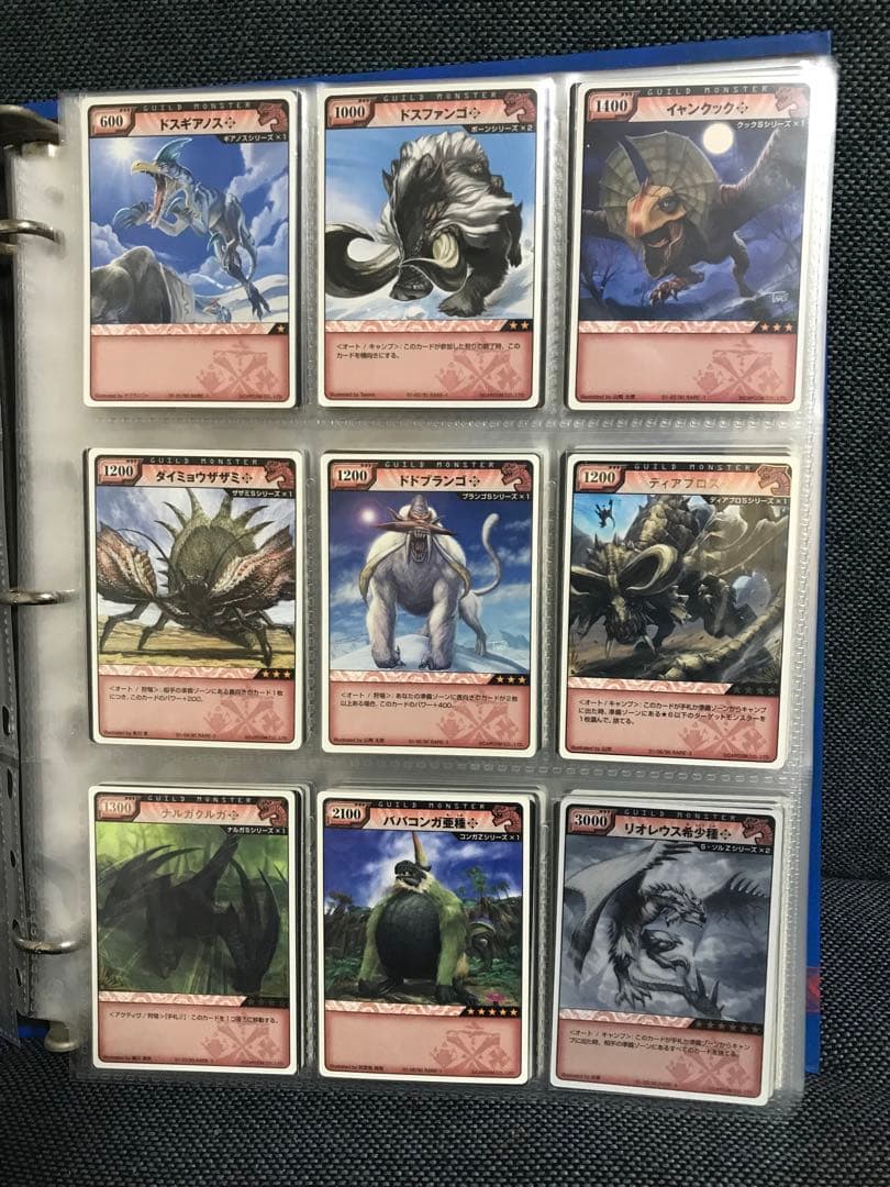 モンスターハンターハンティングカード　専用バインダー　1弾コンプリート