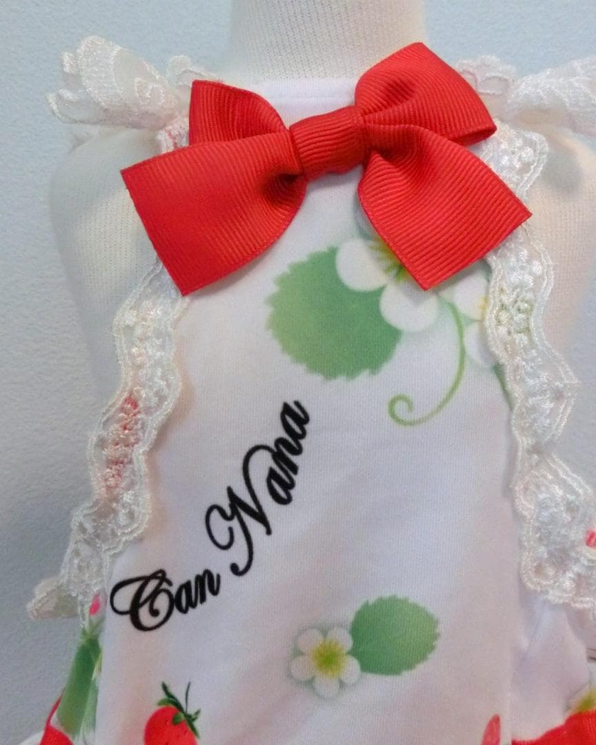 【稀少 美品】きゃんナナ いちごキャミワンピ Ｓ+Ｍサイズ