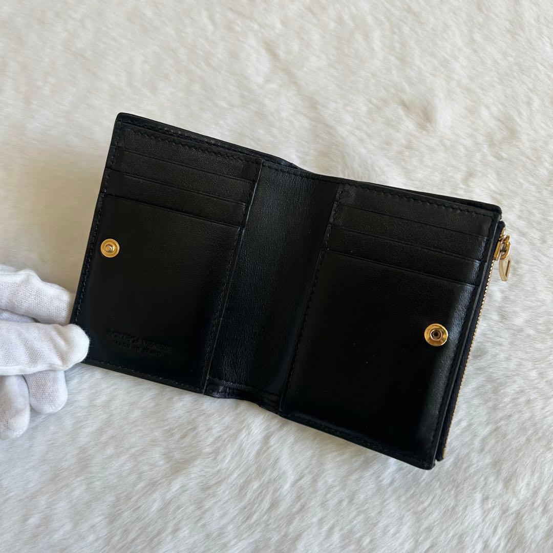美品✨　BOTTEGAVENETA ボッテガヴェネタ イントレ 財布　黒