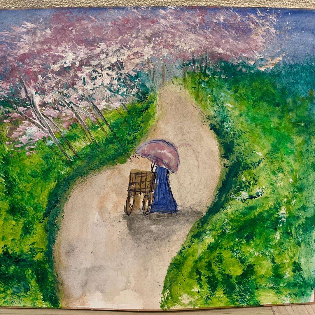 印象派風 水彩画 風景画27✖️24