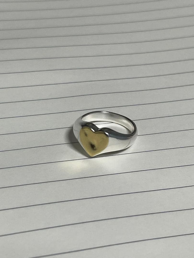 TEN. ハートシグネットリング MIX 5号