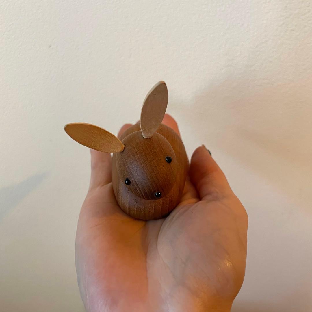 北欧ヴィンテージ　デンマーク　Skjode Skjern うさぎ　オブジェ