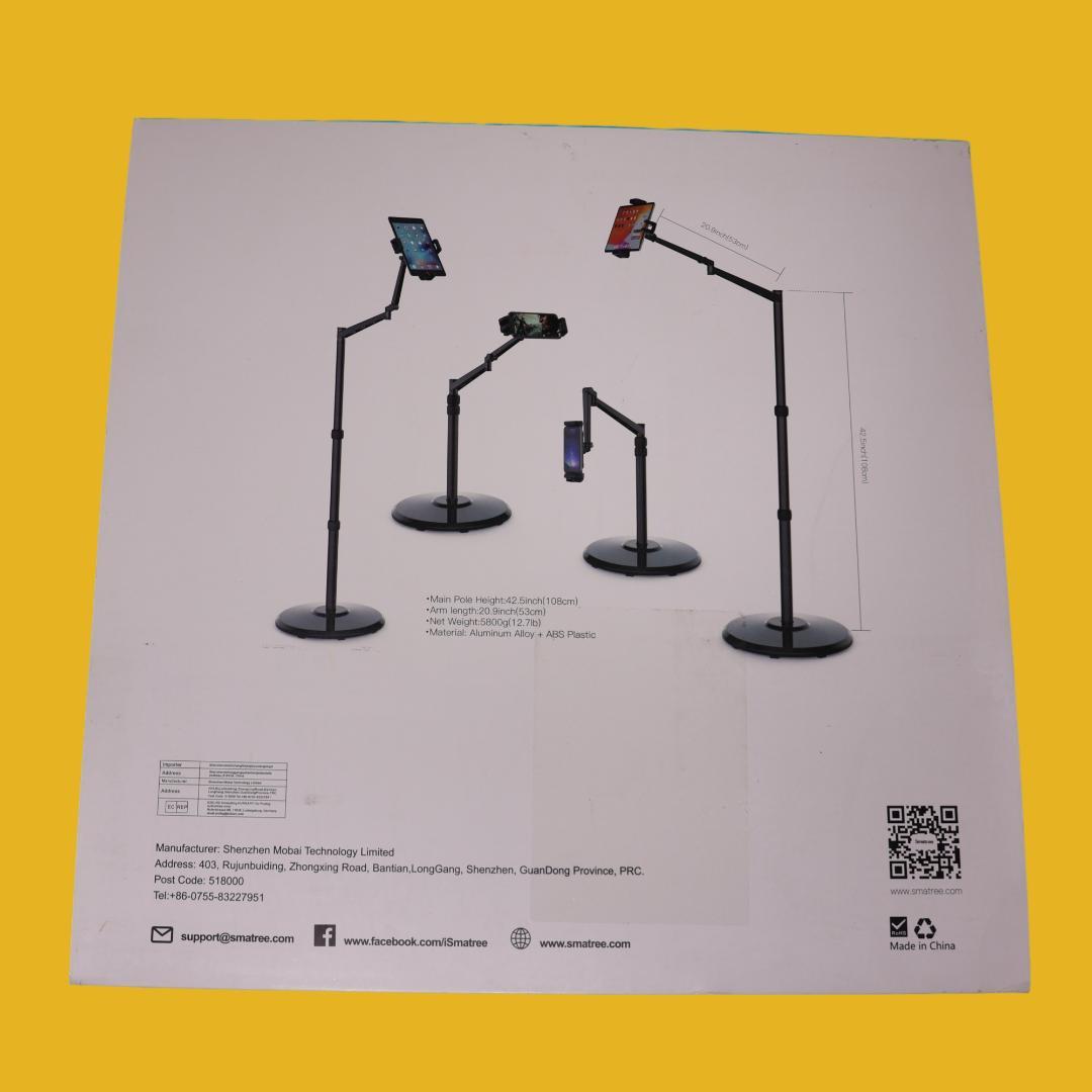アーム・フロアースタンド】金属製　40～140cm　smatree FS100①