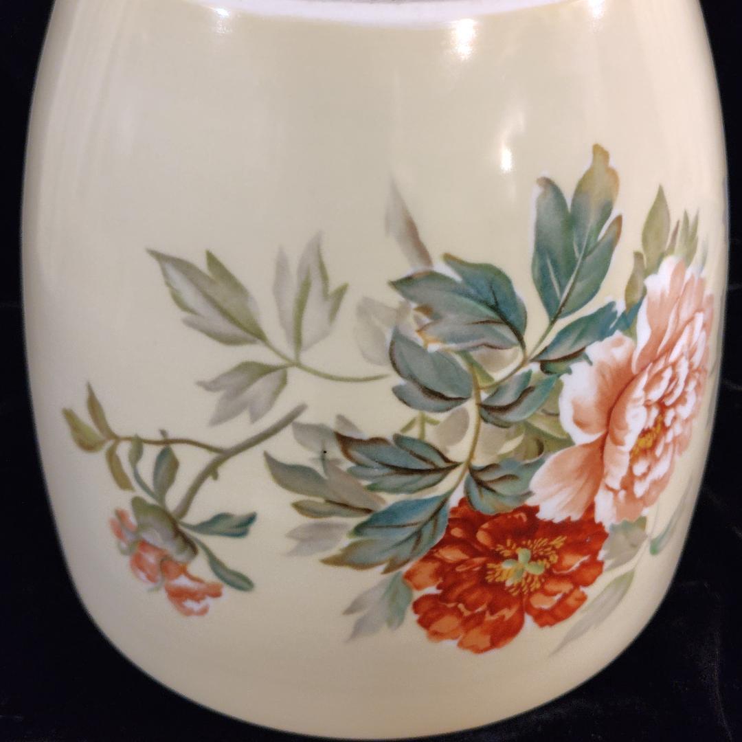 昭和８年　オールドノリタケ　 牡丹柄 　日陶印　火鉢