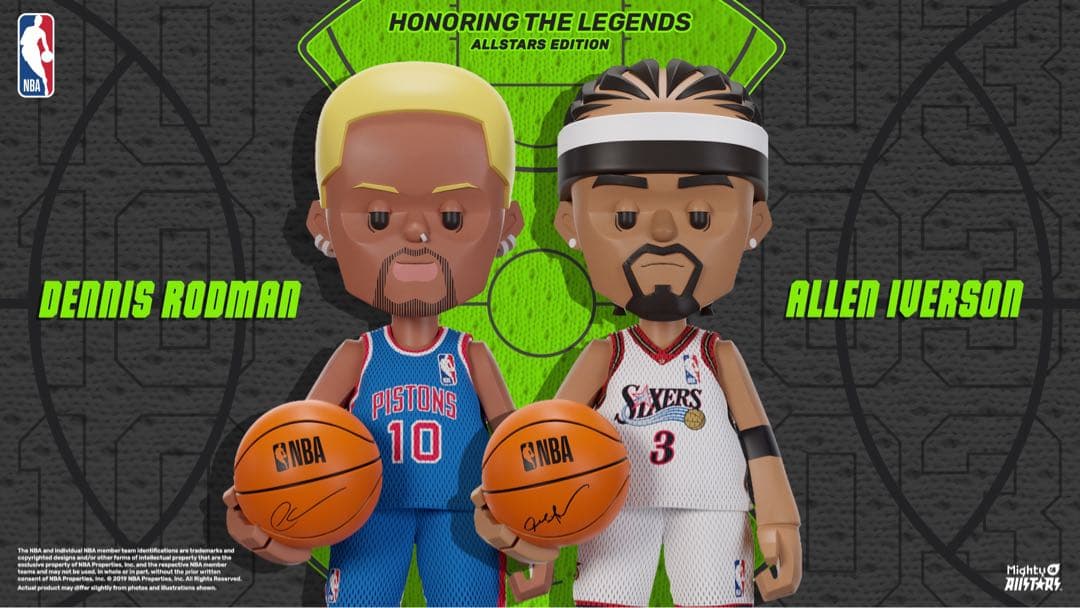 デニス・ロッドマン　バスケットボール　オールスター　フィギュア　アートトイ　限定