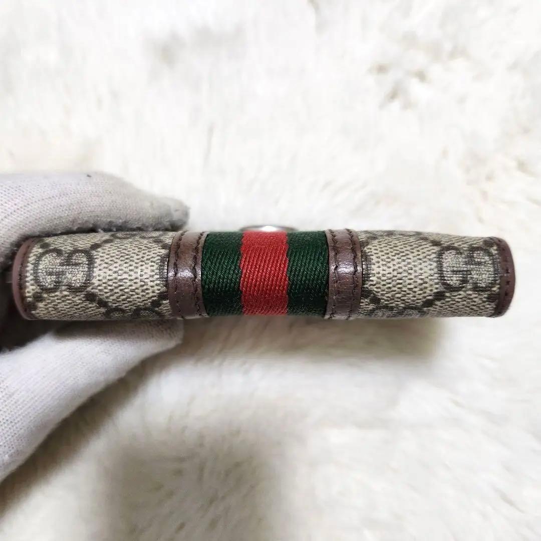 ✨ほぼ未使用✨グッチ　ケース　小銭入れ　シェリーライン　オフディア