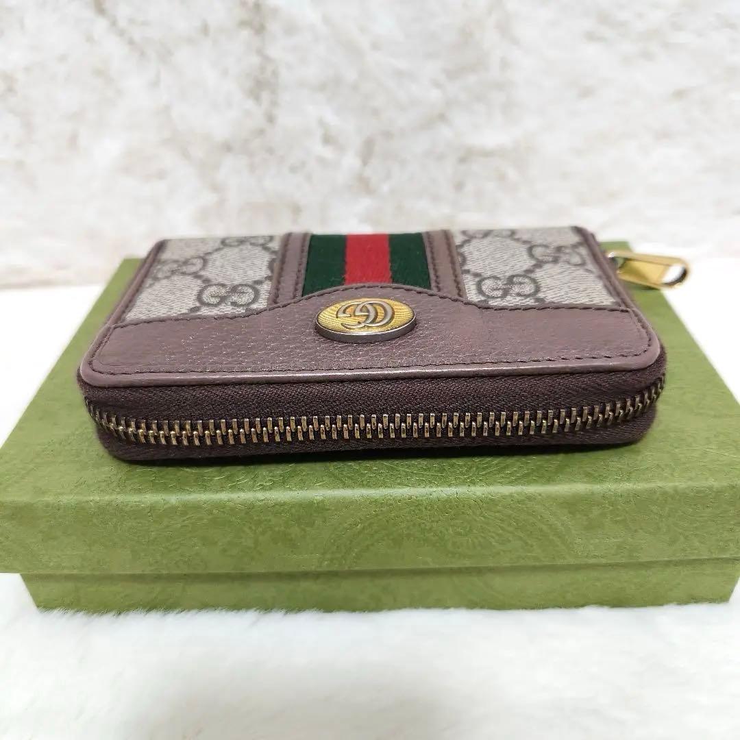 ✨ほぼ未使用✨グッチ　ケース　小銭入れ　シェリーライン　オフディア