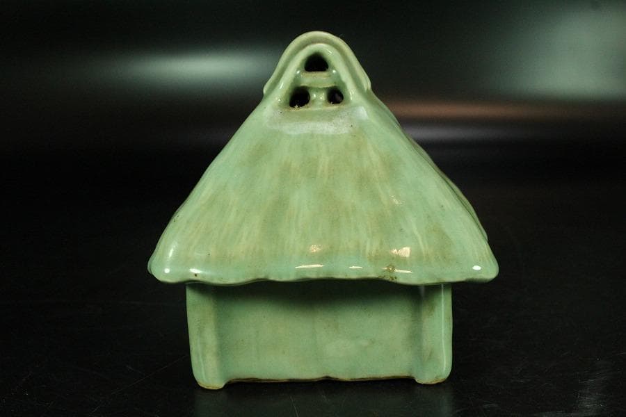 青磁 葛屋 香炉 在印(K-A355)