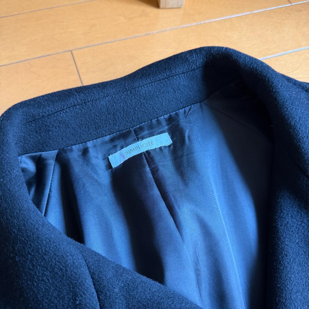 美品✨SIMPLICITE WビーバーコクーンW前スタンドコートBC.STOCK