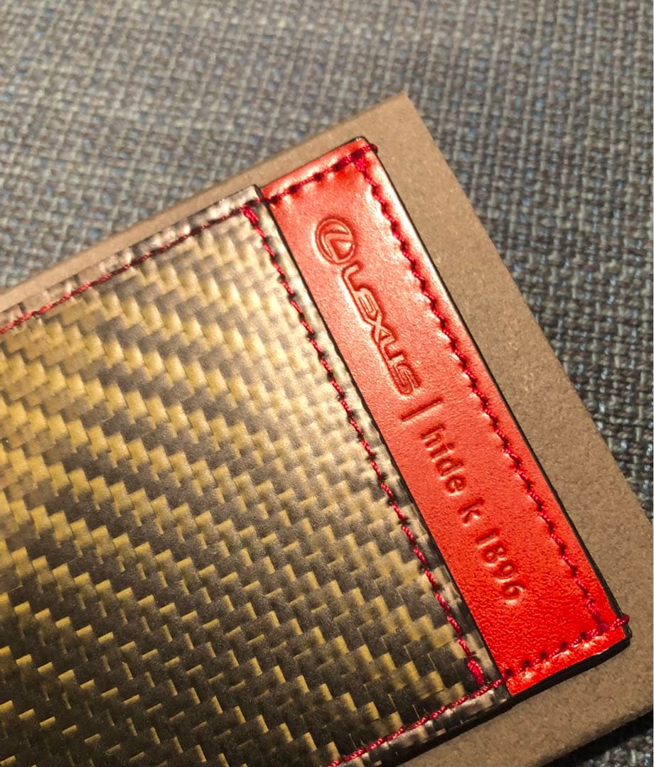 【未使用】LEXUS/レクサス純正　カードキーケース（リアルソフトカーボン）