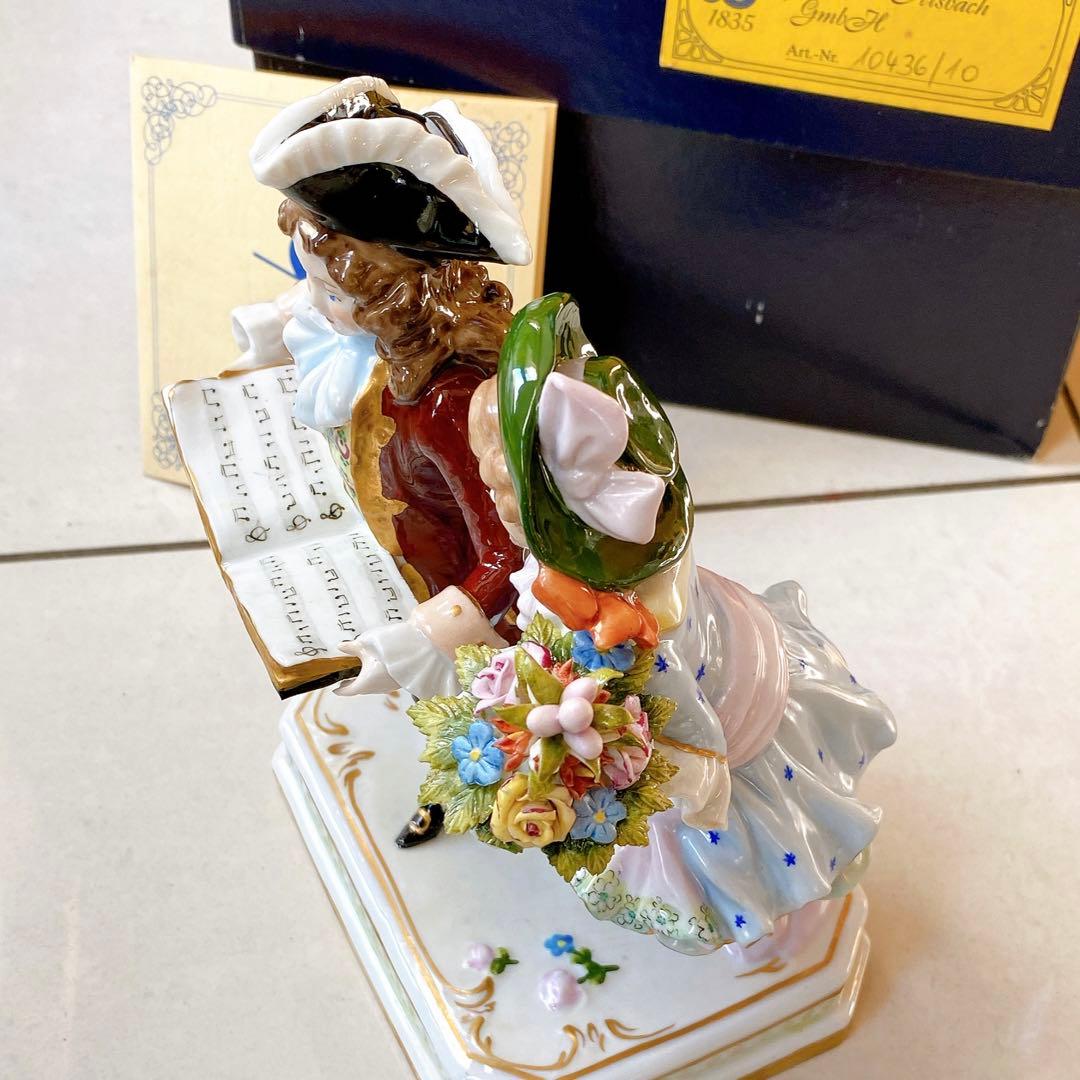 シャイベ　アルスバッハ　磁器　置物　アンティーク