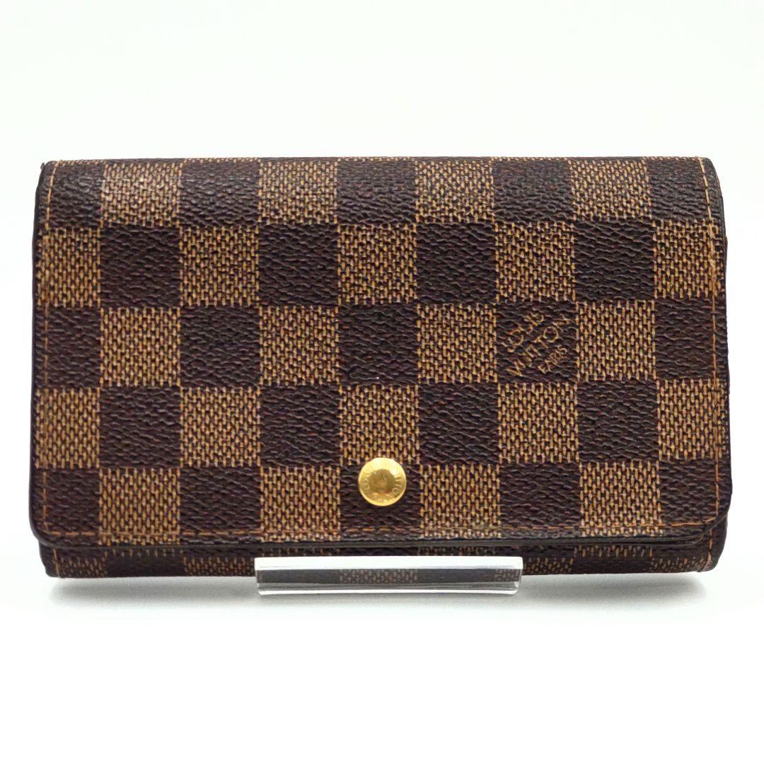 【正規品】ルイヴィトン　ダミエ　ポルトモネビエトレゾール　二つ折り財布
