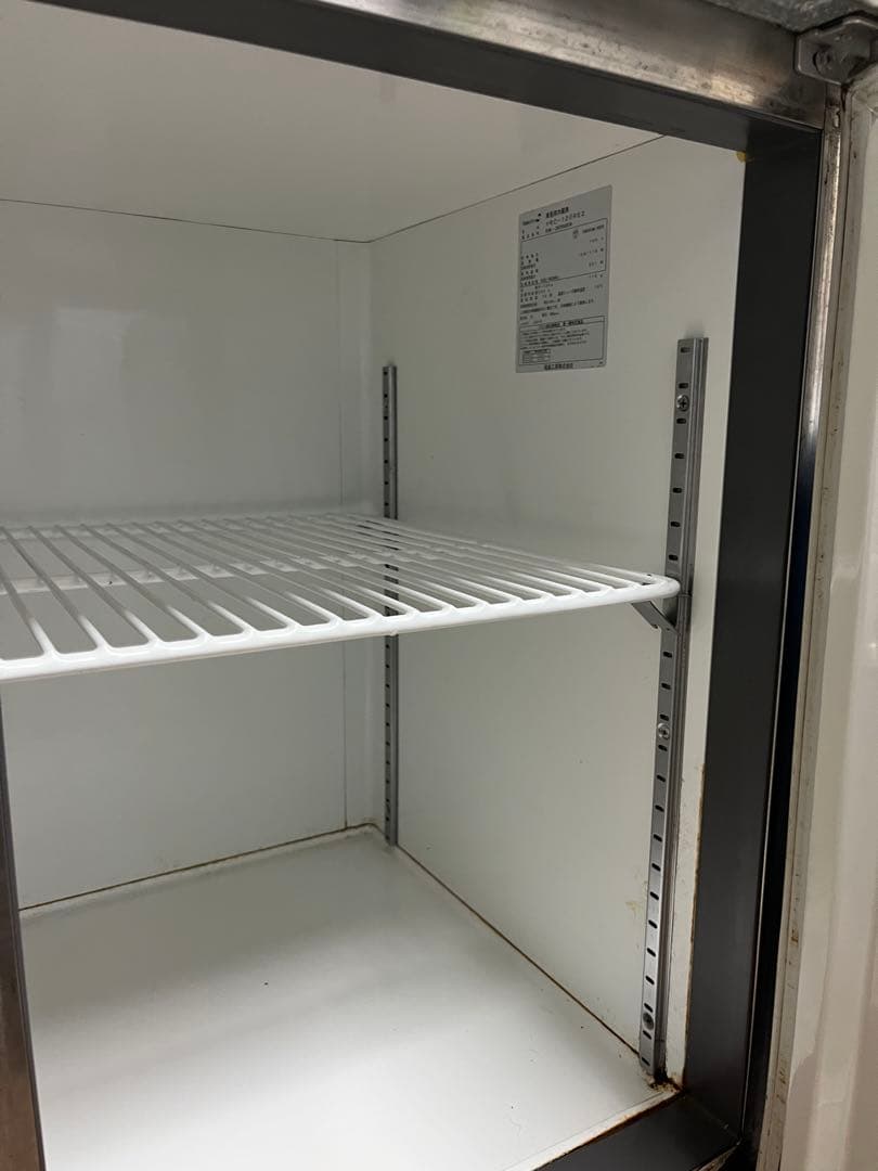 業務用冷蔵庫　コールドテーブル　YRC- 120RE 2 ABS樹脂製 2段棚