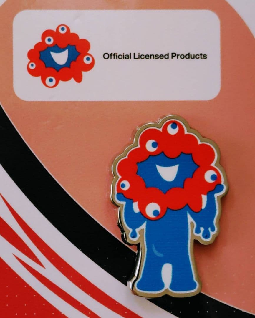 大阪 関西 万博　EXPO2025　ミャクミャク　ピンバッジ　MAS　立ちポーズ