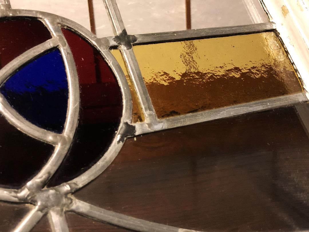 【 ステンドグラス窓 ２０世紀初期 】 英国アンティーク