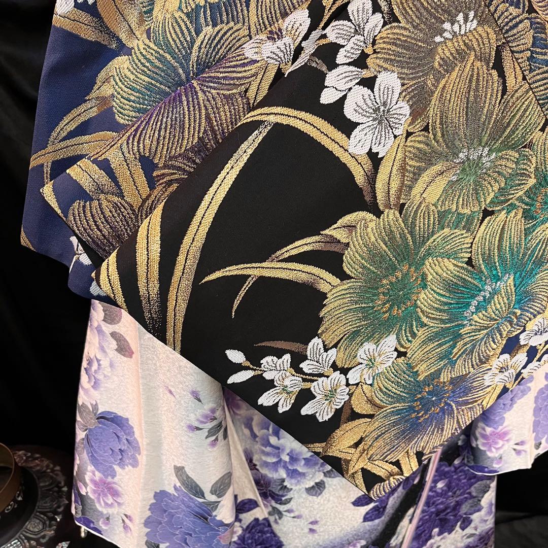 ◾️振袖フルセット■大輪牡丹桜◾️銀通し■成人式振り袖■振袖一式