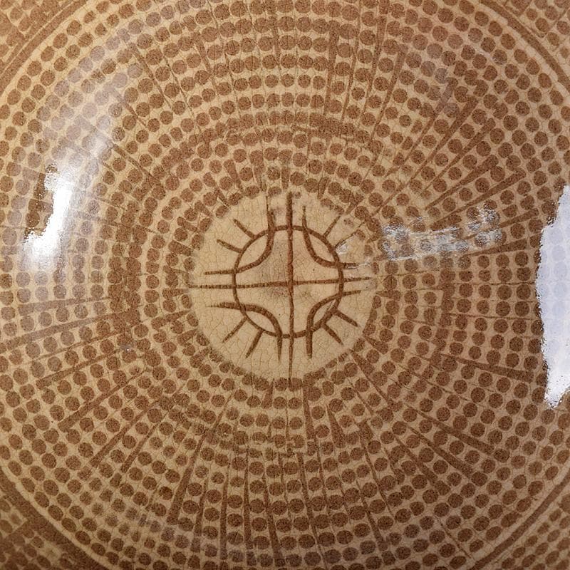 茶道具　韓国　廣州窯　三島手　数茶碗　八客　共箱　V　R8583B