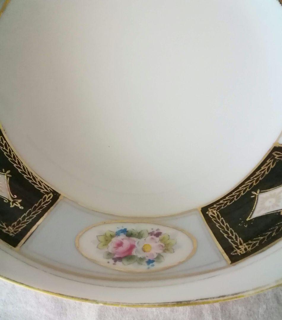 オールドノリタケ　コンポート　M-JAPAN印　里帰り美品　ハンドペイント