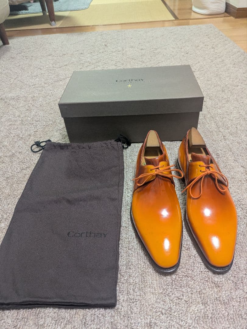 ラモス！【Corthay】コルテ ドレスシューズ　UK8 26.0cm相当