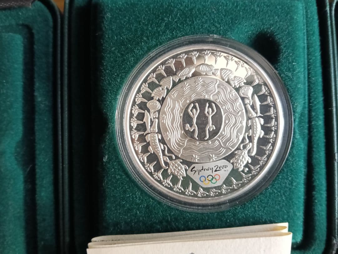 シドニーオリンピック公式記念銀貨６セット【１】純銀.999 総重量217g