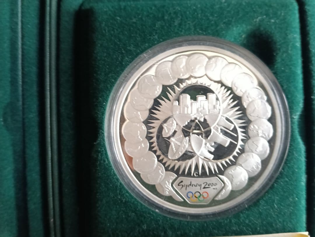 シドニーオリンピック公式記念銀貨６セット【１】純銀.999 総重量217g