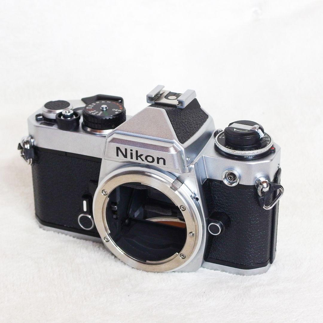 良品 Nikon ニコンFE シルバー 清掃 モルト交換 整備済 光学 極上品