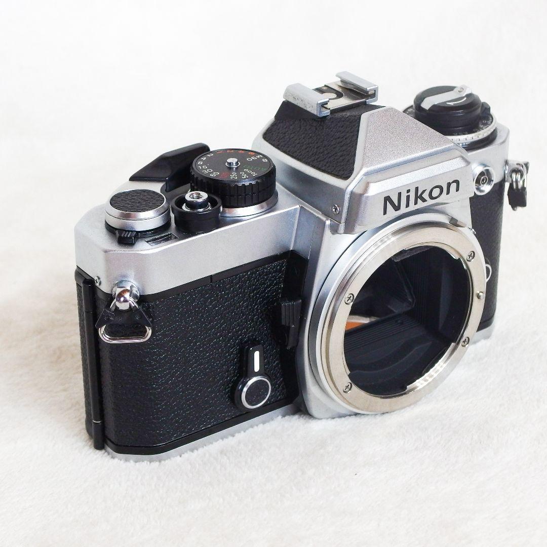 良品 Nikon ニコンFE シルバー 清掃 モルト交換 整備済 光学 極上品
