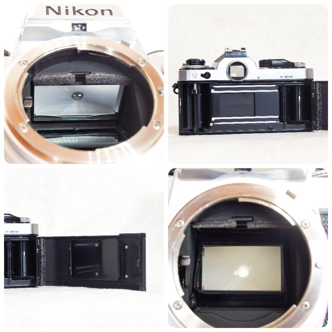 良品 Nikon ニコンFE シルバー 清掃 モルト交換 整備済 光学 極上品