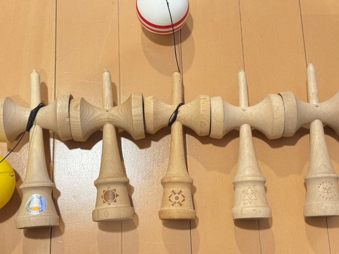 けん玉　中古けん玉12本セット