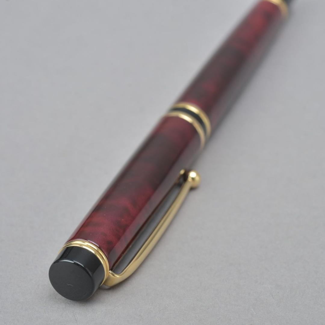 極美品 PILOT パイロット 万年筆ペン先14K-585F ボルドー ゴールド