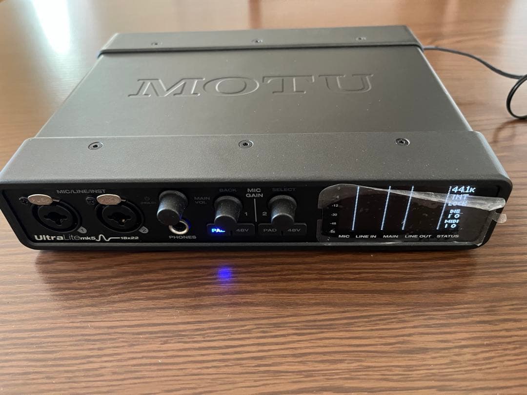 MOTU UltraLite-mk5 オーディオインターフェイス