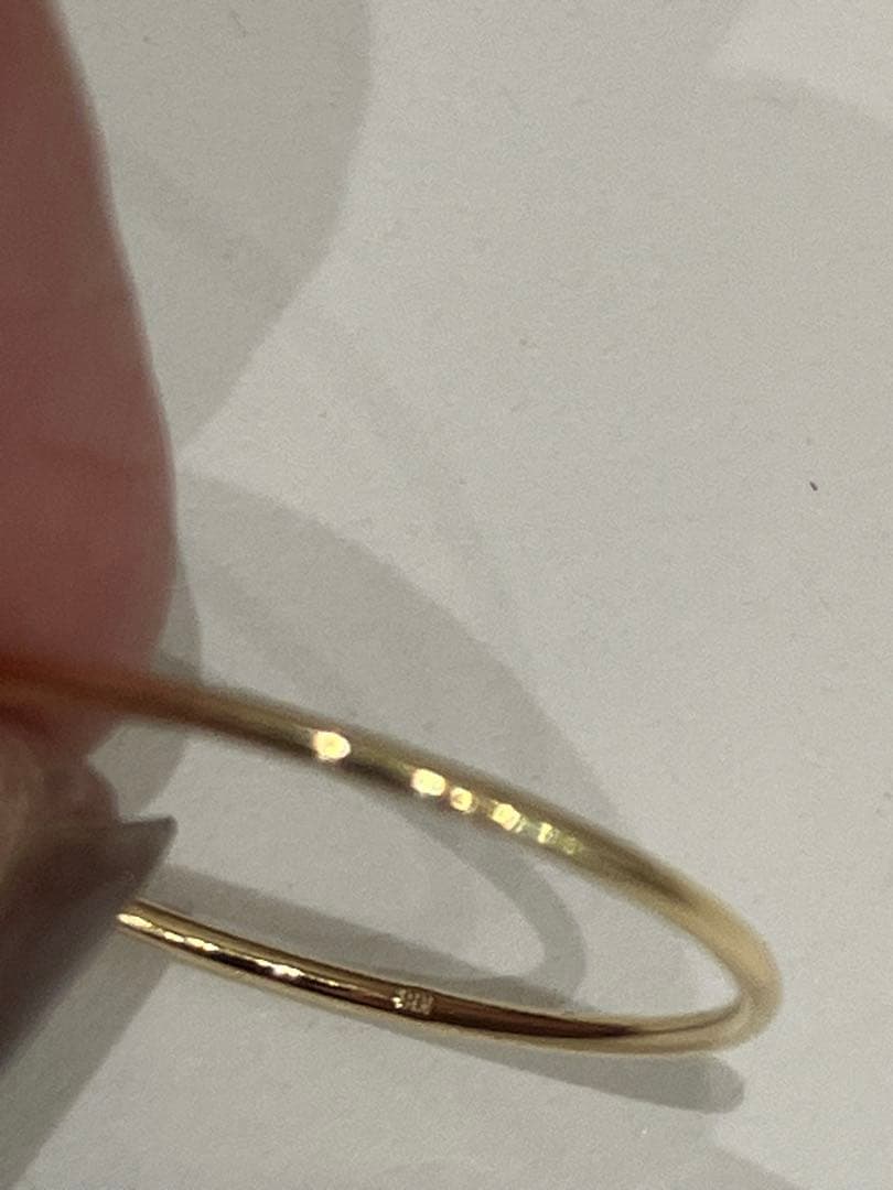 K18★金★リング★未使用★9号