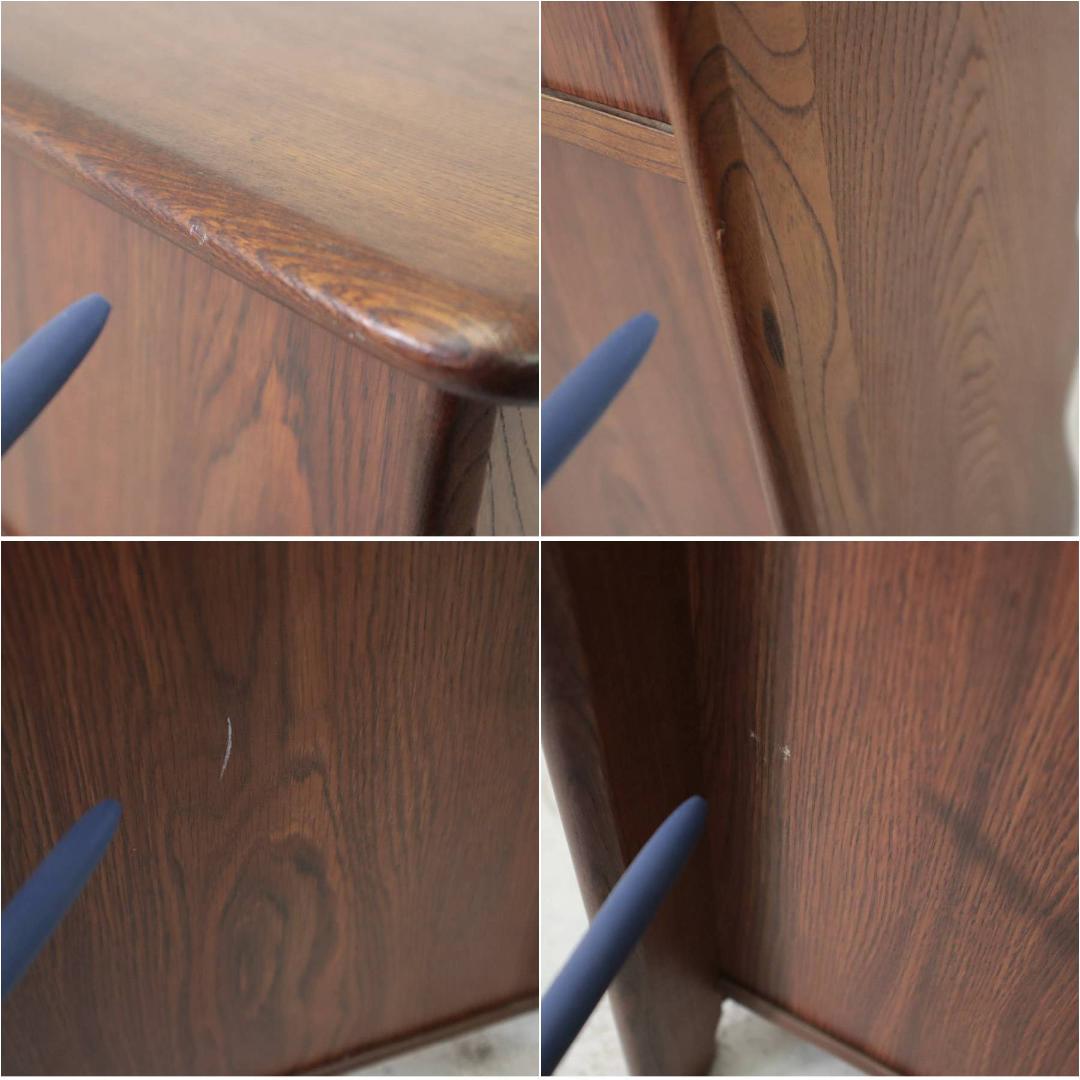 値下げカリモク家具 コロニアル マガジンラック付き 電話台 FAX台 花台