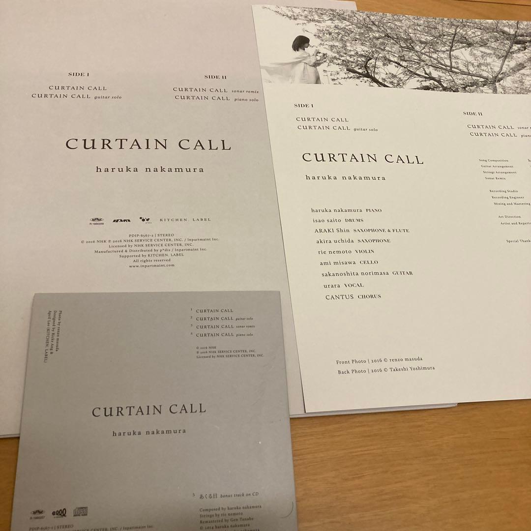 Haruka Nakamura レコード　CD Curtain Call LP