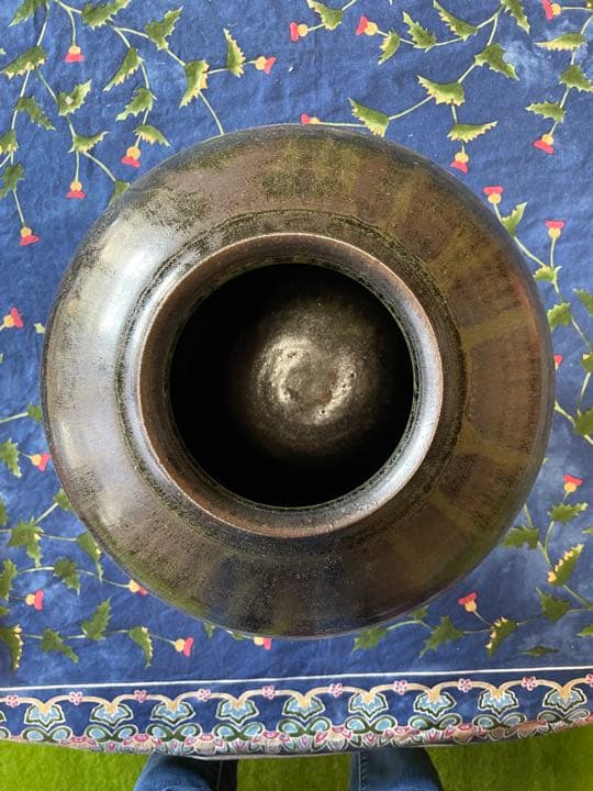 お値下げ❗️福岡　福智町　上野焼　陶芸家　熊谷氏作　花器