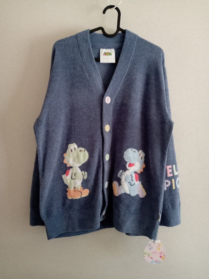 gelato piqueスーパーマリオ キノピオ＆ヨッシージャガードカーディガン