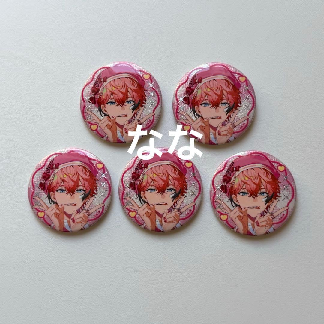 にじさんじ ぎゃうるふ ランダム缶バッジ 赤城ウェン 5個セット ③